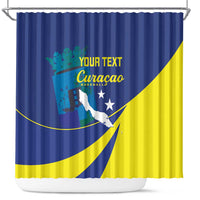 Custom Baseball Curacao Shower Curtain Go Champions Korsou Curve Vibes - Wonder Print Shop