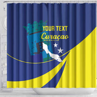 Custom Baseball Curacao Shower Curtain Go Champions Korsou Curve Vibes - Wonder Print Shop