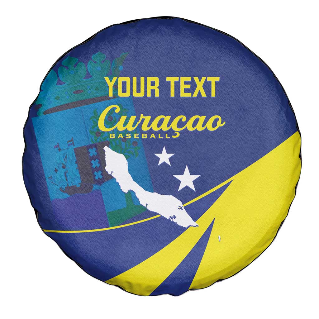 Custom Baseball Curacao Spare Tire Cover Go Champions Korsou Curve Vibes - Wonder Print Shop
