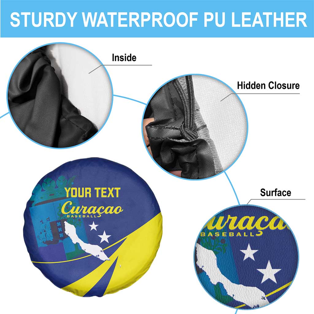 Custom Baseball Curacao Spare Tire Cover Go Champions Korsou Curve Vibes - Wonder Print Shop