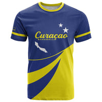 Custom Baseball Curacao T Shirt Go Champions Korsou Curve Vibes - Wonder Print Shop