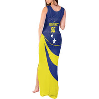 Custom Baseball Curacao Tank Maxi Dress Go Champions Korsou Curve Vibes - Wonder Print Shop