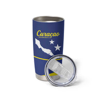 Custom Baseball Curacao Tumbler Cup Go Champions Korsou Curve Vibes - Wonder Print Shop