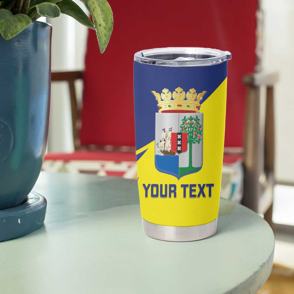 Custom Baseball Curacao Tumbler Cup Go Champions Korsou Curve Vibes - Wonder Print Shop