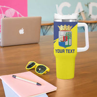 Custom Baseball Curacao Tumbler With Handle Go Champions Korsou Curve Vibes - Wonder Print Shop