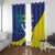 Custom Baseball Curacao Window Curtain Go Champions Korsou Curve Vibes - Wonder Print Shop