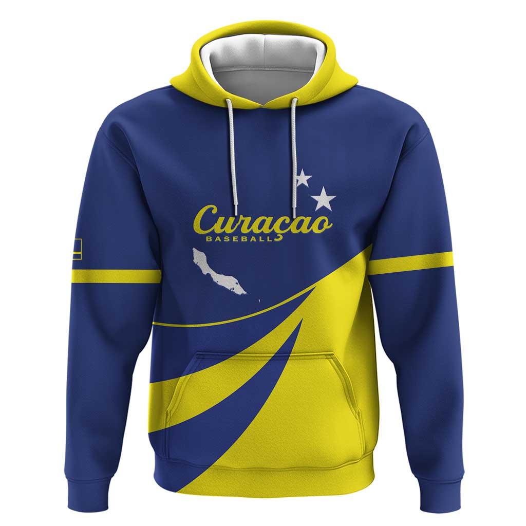 Custom Baseball Curacao Zip Hoodie Go Champions Korsou Curve Vibes - Wonder Print Shop