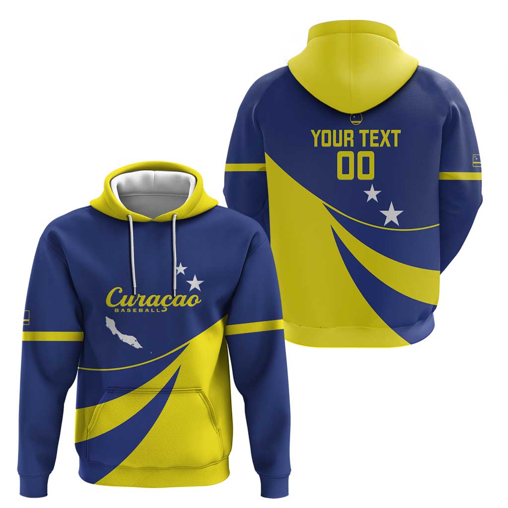 Custom Baseball Curacao Zip Hoodie Go Champions Korsou Curve Vibes - Wonder Print Shop