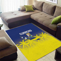 Baseball Curacao Area Rug 2025 Korsou de Palmbomen - Wonder Print Shop