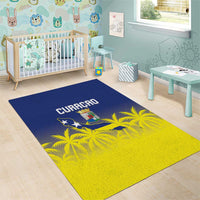 Baseball Curacao Area Rug 2025 Korsou de Palmbomen - Wonder Print Shop
