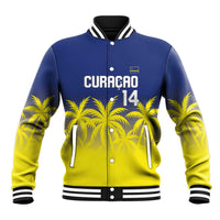 Custom Baseball Curacao Baseball Jacket 2025 Korsou de Palmbomen - Wonder Print Shop