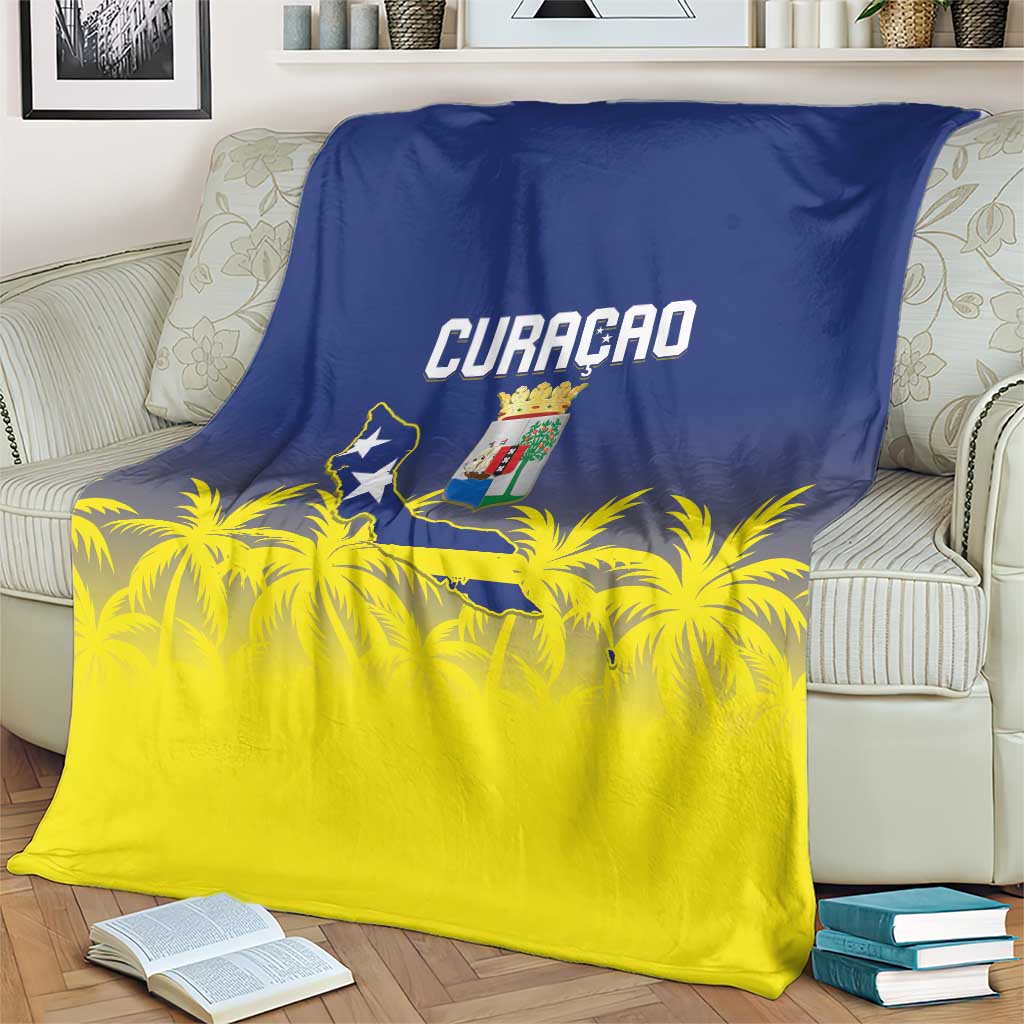 Baseball Curacao Blanket 2025 Korsou de Palmbomen - Wonder Print Shop