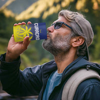 Custom Baseball Curacao 4 in 1 Can Cooler Tumbler 2025 Korsou de Palmbomen - Wonder Print Shop