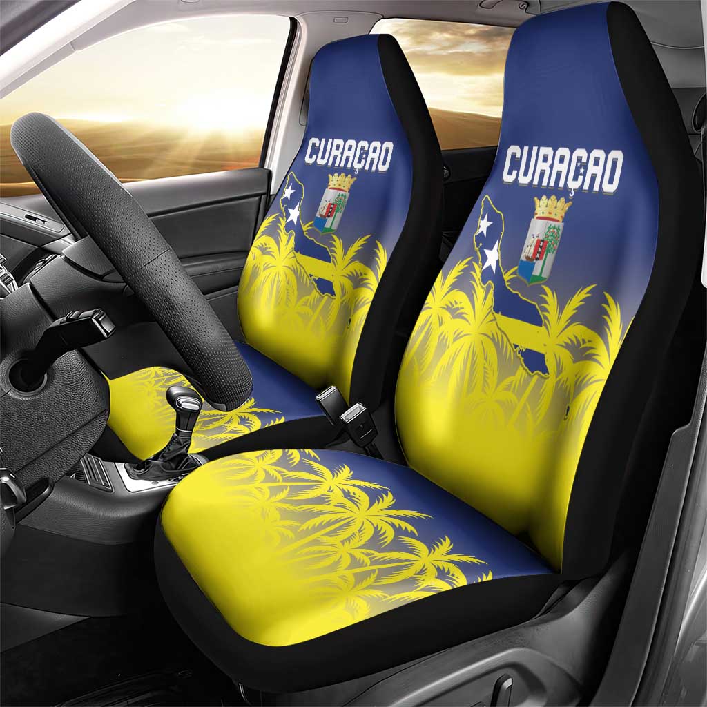 Baseball Curacao Car Seat Cover 2025 Korsou de Palmbomen - Wonder Print Shop