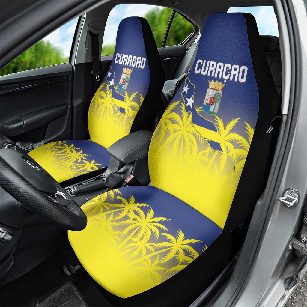 Baseball Curacao Car Seat Cover 2025 Korsou de Palmbomen - Wonder Print Shop