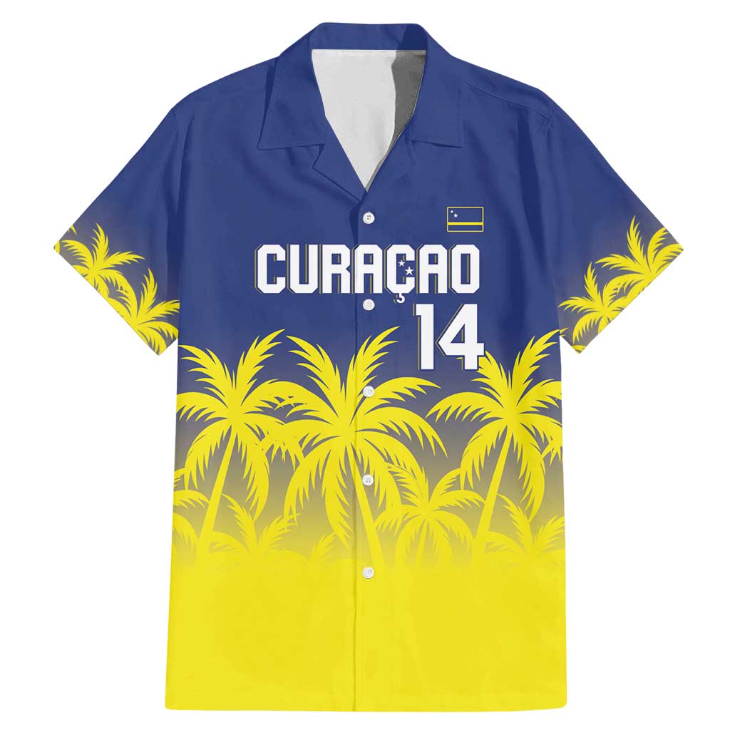 Custom Baseball Curacao Family Matching Mermaid Dress and Hawaiian Shirt 2025 Korsou de Palmbomen - Wonder Print Shop
