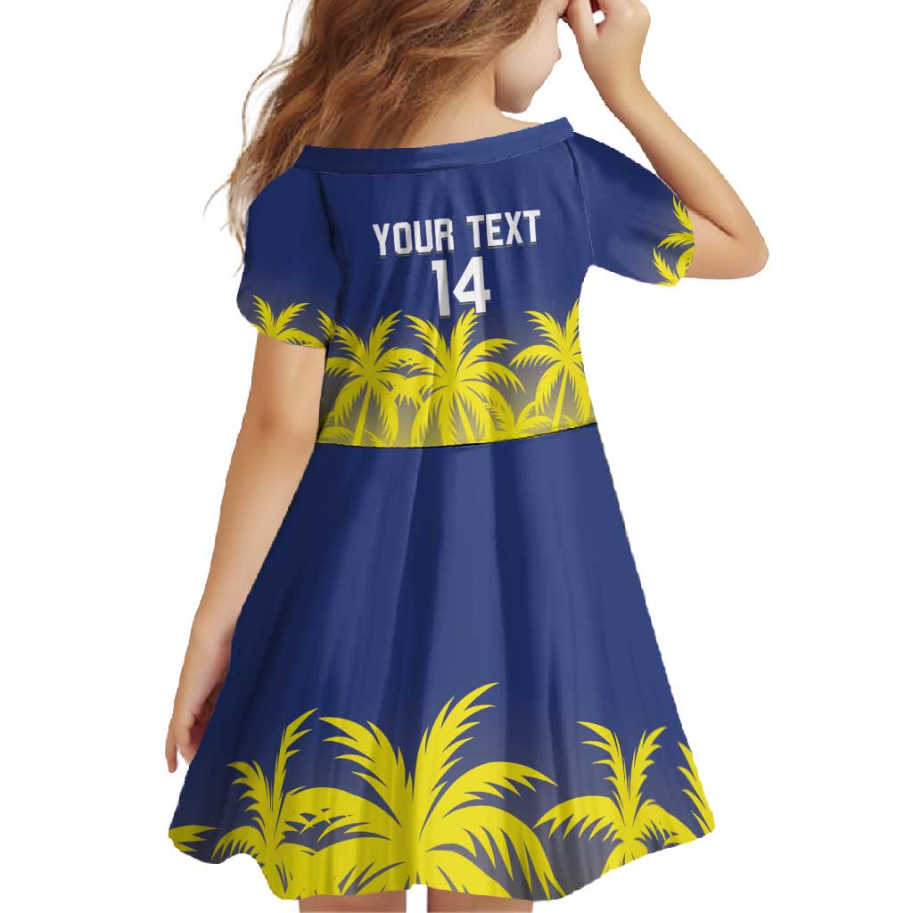 Custom Baseball Curacao Family Matching Summer Maxi Dress and Hawaiian Shirt 2025 Korsou de Palmbomen - Wonder Print Shop