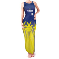 Custom Baseball Curacao Family Matching Tank Maxi Dress and Hawaiian Shirt 2025 Korsou de Palmbomen - Wonder Print Shop