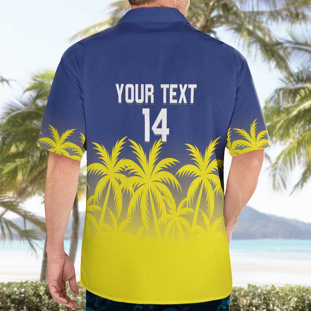 Custom Baseball Curacao Hawaiian Shirt 2025 Korsou de Palmbomen - Wonder Print Shop