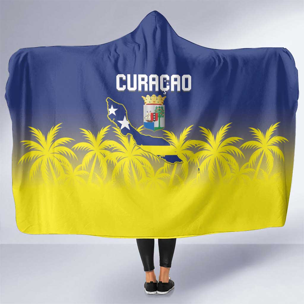 Baseball Curacao Hooded Blanket 2025 Korsou de Palmbomen - Wonder Print Shop