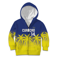 Custom Baseball Curacao Kid Hoodie 2025 Korsou de Palmbomen - Wonder Print Shop
