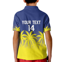 Custom Baseball Curacao Kid Polo Shirt 2025 Korsou de Palmbomen - Wonder Print Shop