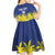Custom Baseball Curacao Kid Short Sleeve Dress 2025 Korsou de Palmbomen - Wonder Print Shop