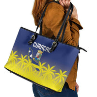Baseball Curacao Leather Tote Bag 2025 Korsou de Palmbomen - Wonder Print Shop