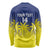 Custom Baseball Curacao Long Sleeve Shirt 2025 Korsou de Palmbomen - Wonder Print Shop