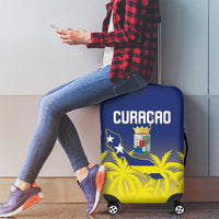 Baseball Curacao Luggage Cover 2025 Korsou de Palmbomen - Wonder Print Shop