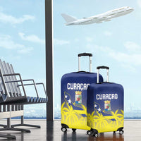 Baseball Curacao Luggage Cover 2025 Korsou de Palmbomen - Wonder Print Shop
