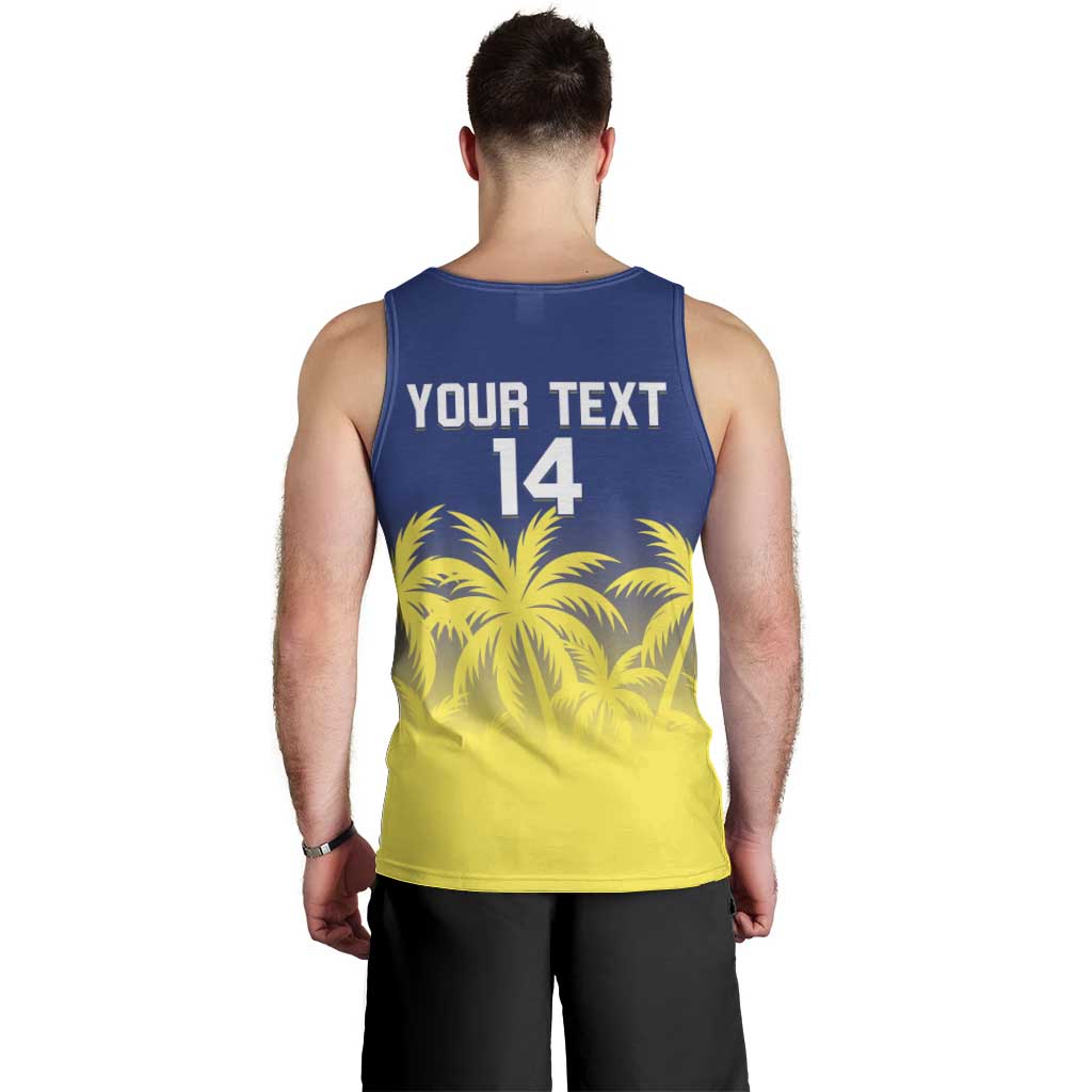 Custom Baseball Curacao Men Tank Top 2025 Korsou de Palmbomen - Wonder Print Shop