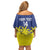 Custom Baseball Curacao Off Shoulder Short Dress 2025 Korsou de Palmbomen - Wonder Print Shop