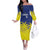 Custom Baseball Curacao Off The Shoulder Long Sleeve Dress 2025 Korsou de Palmbomen - Wonder Print Shop