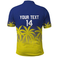 Custom Baseball Curacao Polo Shirt 2025 Korsou de Palmbomen - Wonder Print Shop