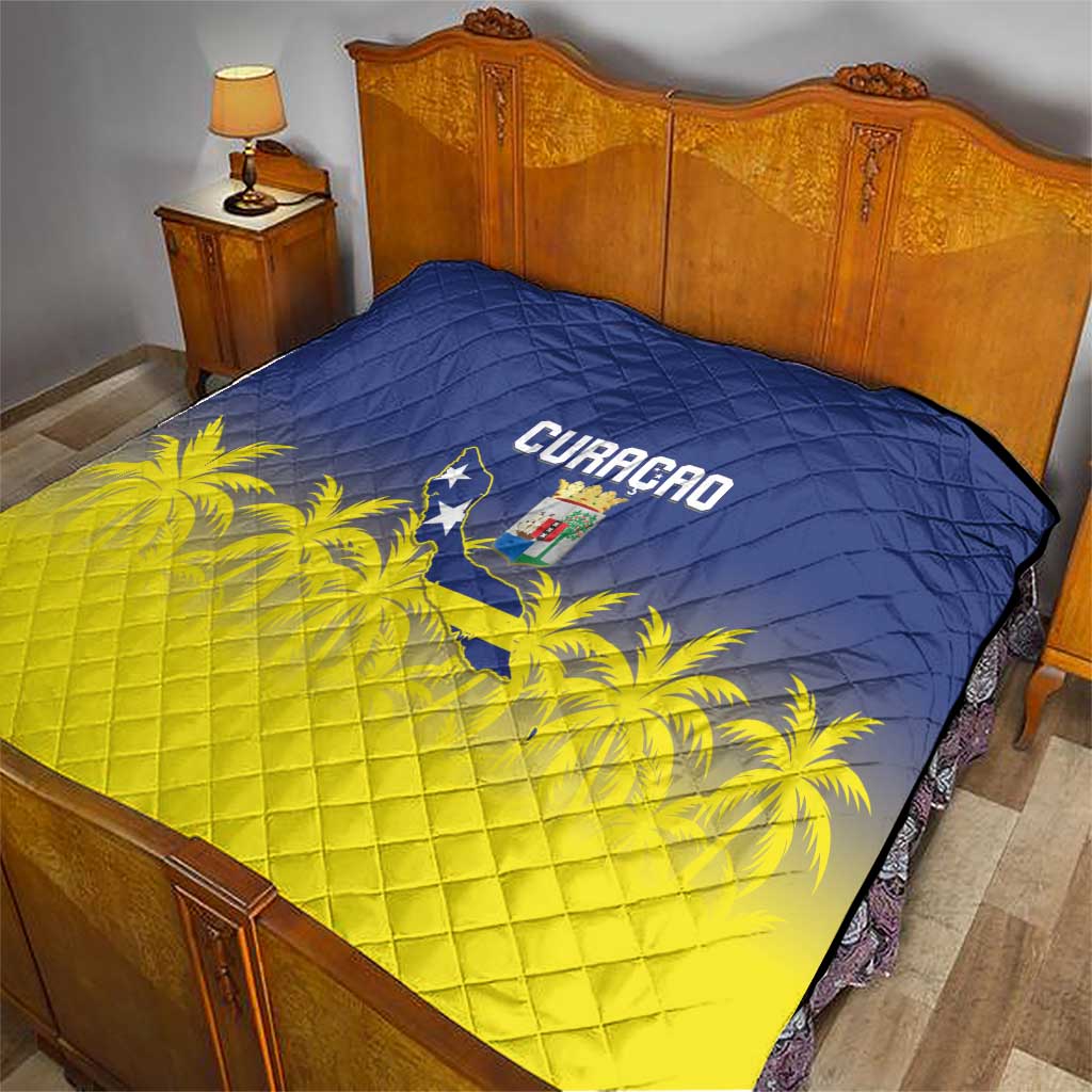 Baseball Curacao Quilt 2025 Korsou de Palmbomen - Wonder Print Shop