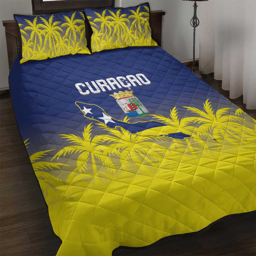 Baseball Curacao Quilt Bed Set 2025 Korsou de Palmbomen - Wonder Print Shop