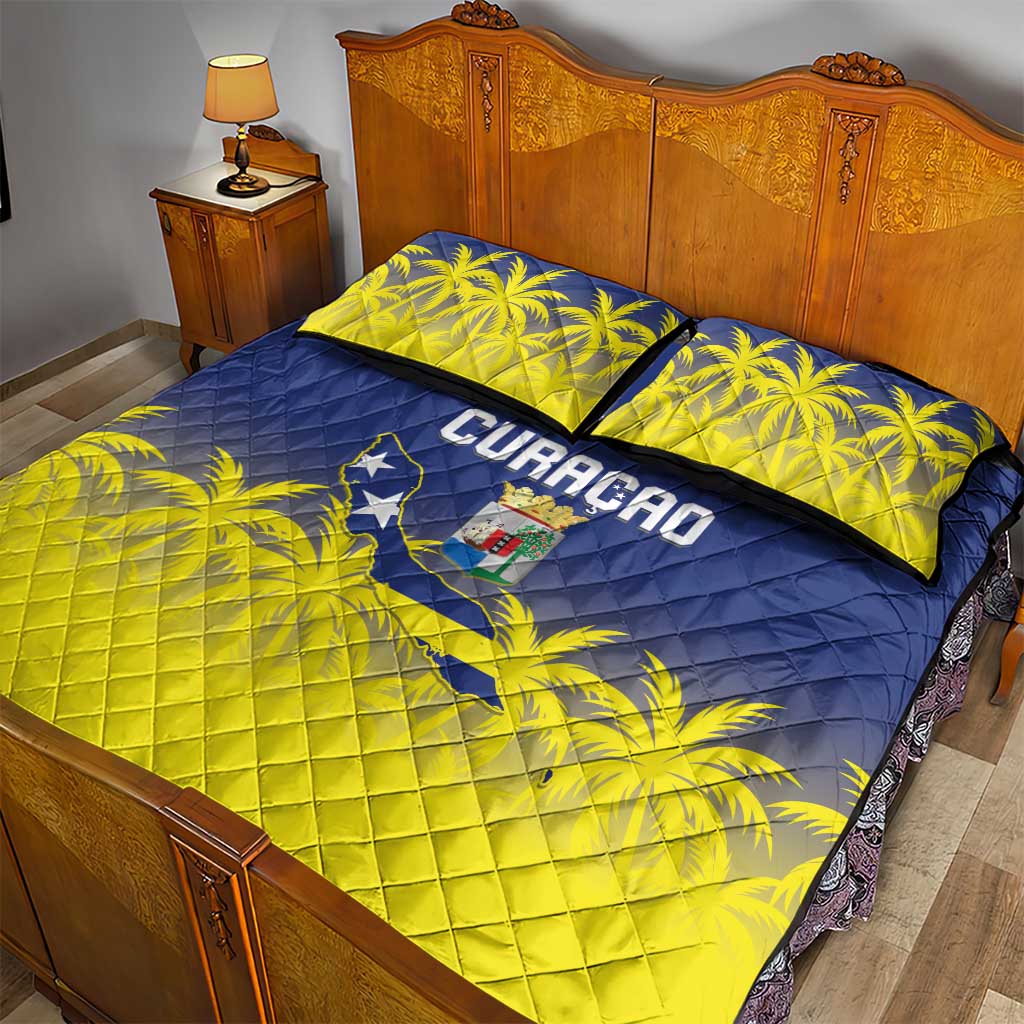 Baseball Curacao Quilt Bed Set 2025 Korsou de Palmbomen - Wonder Print Shop