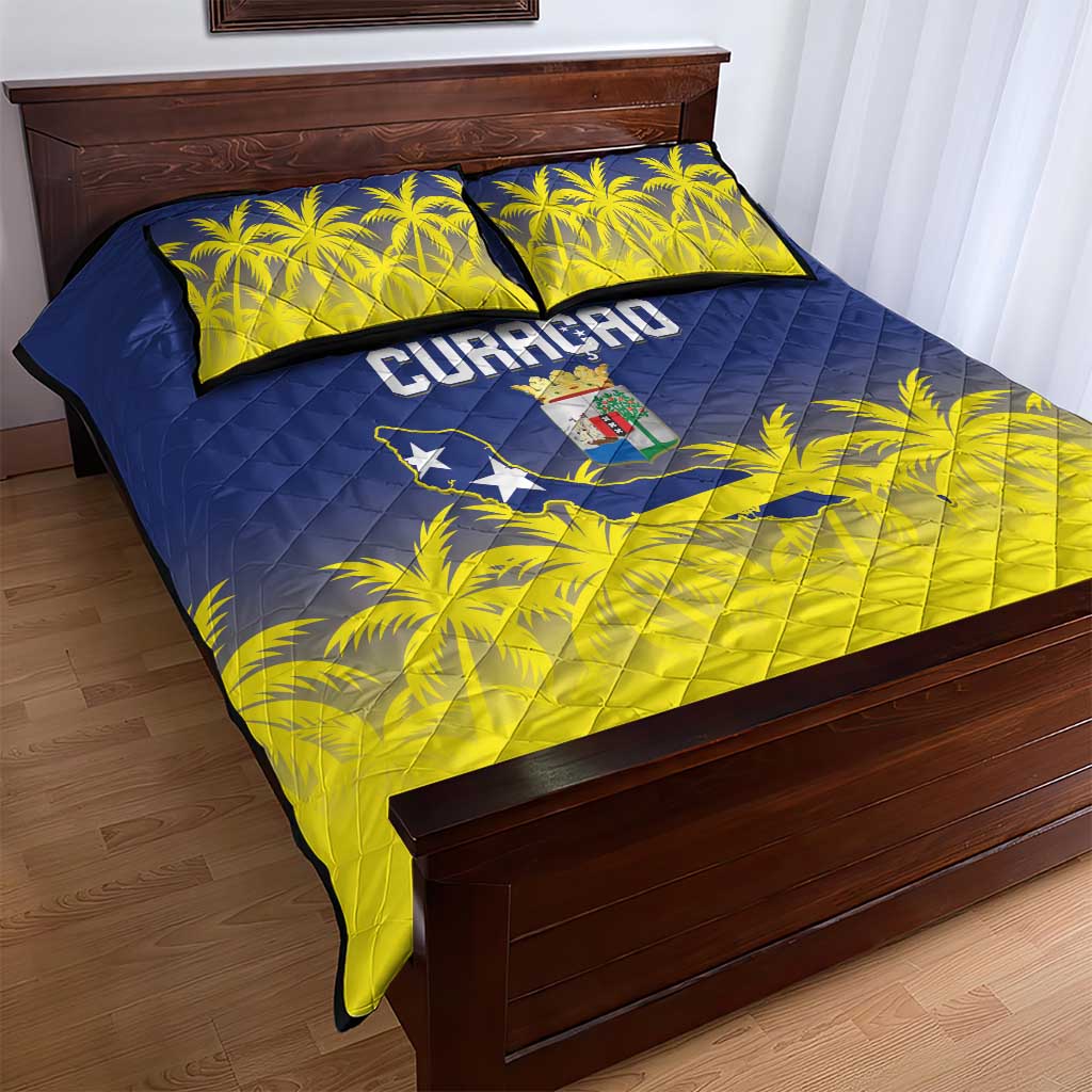 Baseball Curacao Quilt Bed Set 2025 Korsou de Palmbomen - Wonder Print Shop
