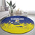 Baseball Curacao Round Carpet 2025 Korsou de Palmbomen - Wonder Print Shop