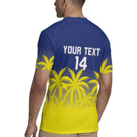 Custom Baseball Curacao Rugby Jersey 2025 Korsou de Palmbomen - Wonder Print Shop