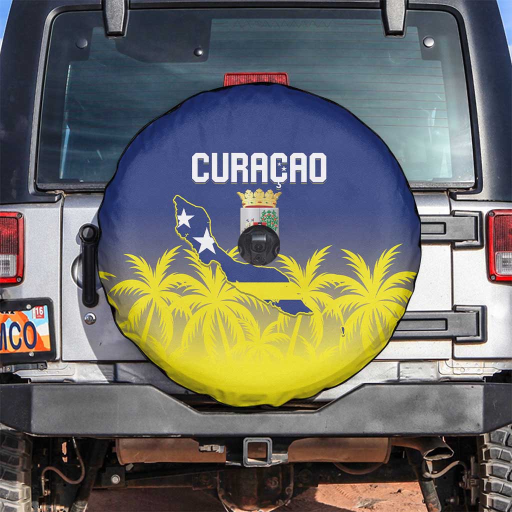 Baseball Curacao Spare Tire Cover 2025 Korsou de Palmbomen - Wonder Print Shop