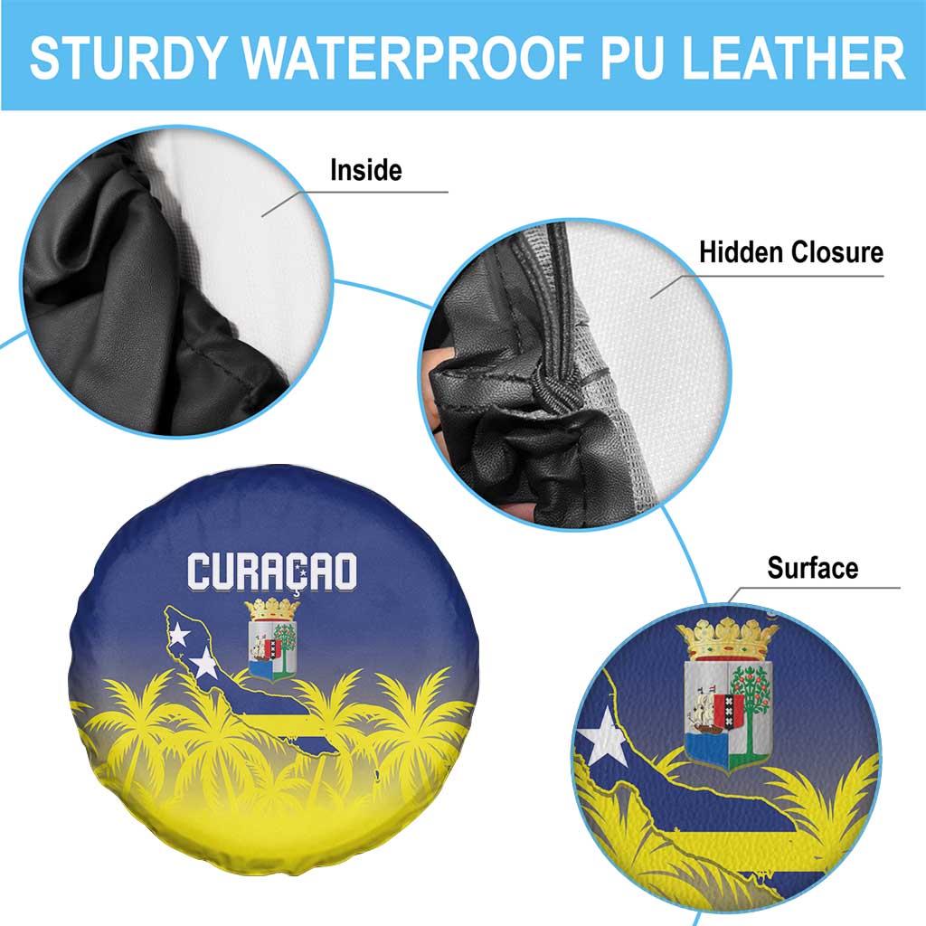 Baseball Curacao Spare Tire Cover 2025 Korsou de Palmbomen - Wonder Print Shop