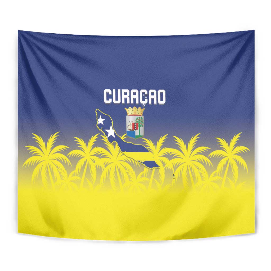 Baseball Curacao Tapestry 2025 Korsou de Palmbomen - Wonder Print Shop
