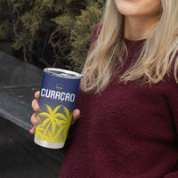 Custom Baseball Curacao Tumbler Cup 2025 Korsou de Palmbomen - Wonder Print Shop