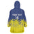 Custom Baseball Curacao Wearable Blanket Hoodie 2025 Korsou de Palmbomen - Wonder Print Shop