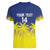 Custom Baseball Curacao Women V-Neck T-Shirt 2025 Korsou de Palmbomen - Wonder Print Shop
