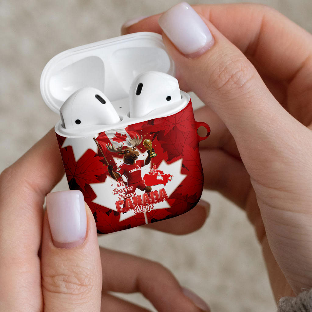 Canada Day Proud 2026 AirPods Case Canadian Moose Soccer Is Coming Home