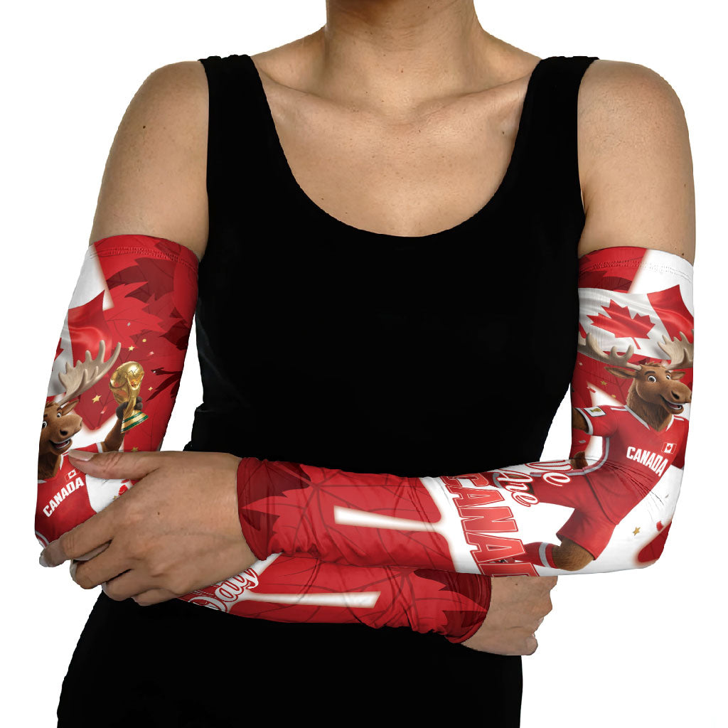 Canada Day Proud 2026 Arm Sleeves Canadian Moose Soccer Is Coming Home