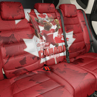 Canada Day Proud 2026 Back Car Seat Cover Canadian Moose Soccer Is Coming Home